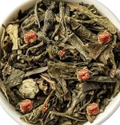 Земляника со сливками - зелёный чай